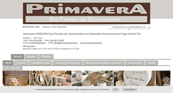 Desktop Screenshot of primavera-geschenke.at